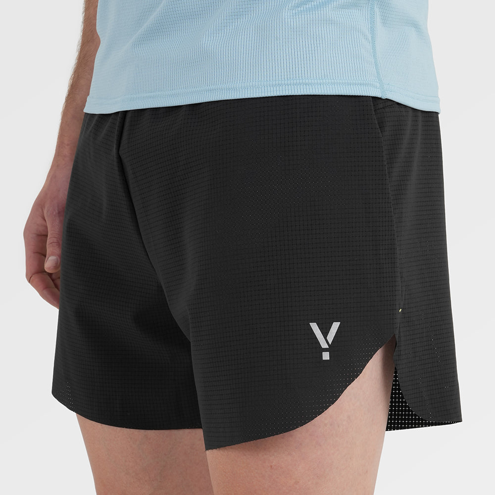 Mens Capella 5 Inch Lightweight Trail Shorts (Black)