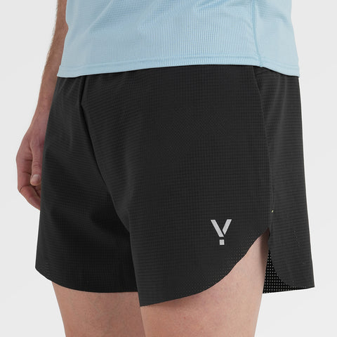 Mens Capella 5 Inch Lightweight Trail Shorts (Black)