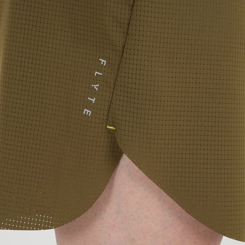 Mens Capella 5 Inch Lightweight Trail Shorts (Khaki)