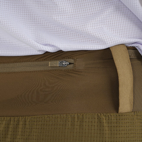 Mens Capella 5 Inch Lightweight Trail Shorts (Khaki)