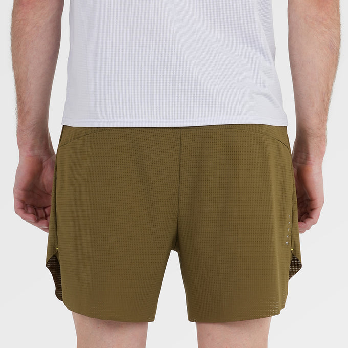 Mens Capella 5 Inch Lightweight Trail Shorts (Khaki)