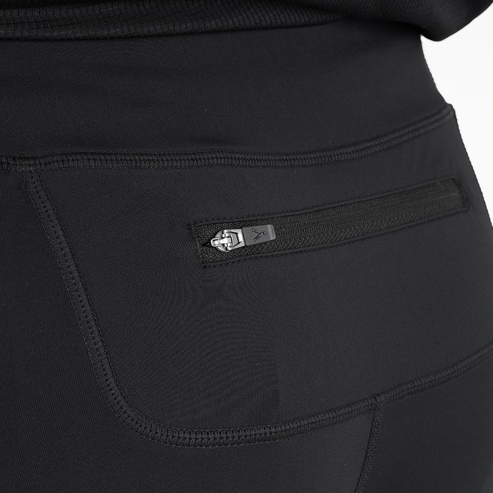 Mens Eurus Performance Running Half Tights (Black)