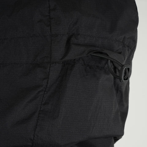 Mens Finch Windproof Packable Hooded Running Jacket (Black)