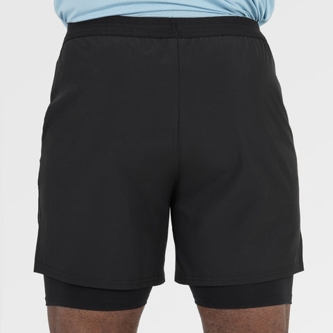 Mens Skua 5 Inch Core 2-In-1 Running Shorts (Black)