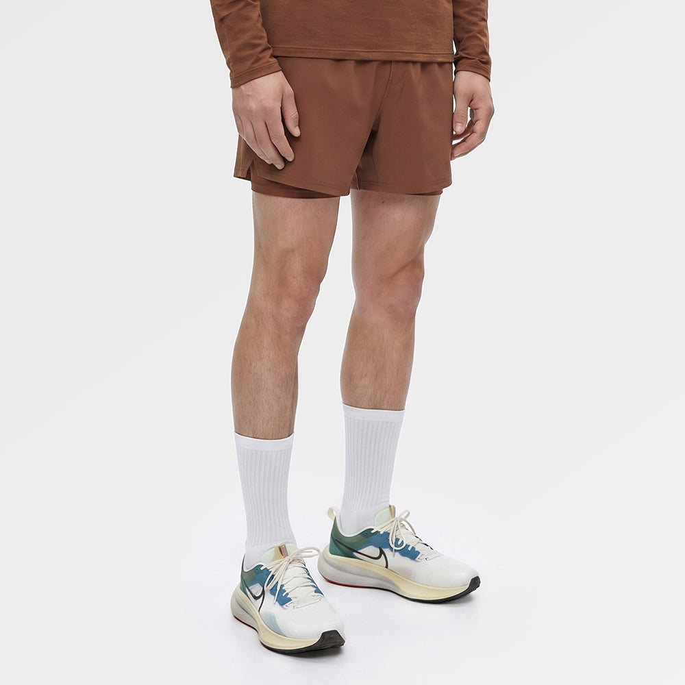 Mens Skua 5 Inch Core 2-In-1 Running Shorts (Emperador) ✦AI