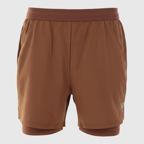 Mens Skua 5 Inch Core 2-In-1 Running Shorts (Emperador) #contain ✦AI