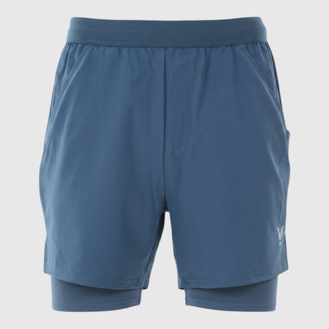 Mens Skua 5 Inch Core 2-In-1 Running Shorts (Ensign Blue) #contain ✦AI