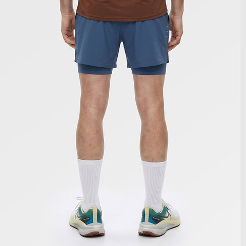 Mens Skua 5 Inch Core 2-In-1 Running Shorts (Ensign Blue) ✦AI