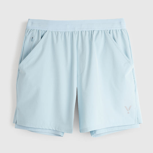Mens Skua 5 Inch Core 2-In-1 Running Shorts (Forget Me Not)