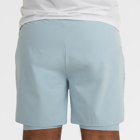 Mens Skua 5 Inch Core 2-In-1 Running Shorts (Forget Me Not)