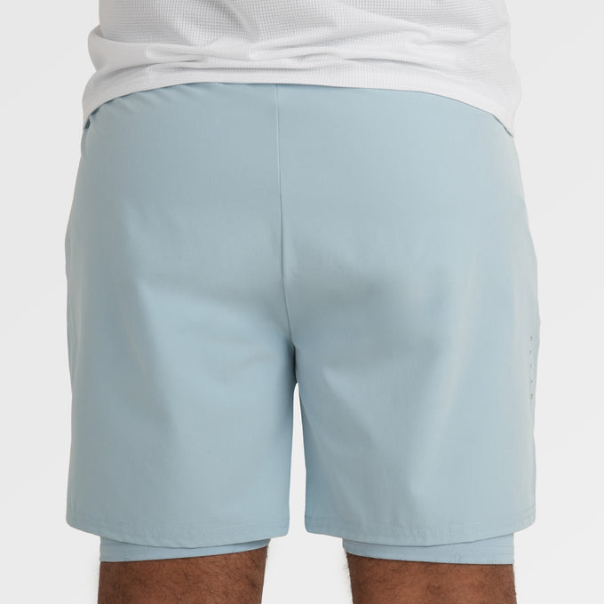 Mens Skua 5 Inch Core 2-In-1 Running Shorts (Forget Me Not)