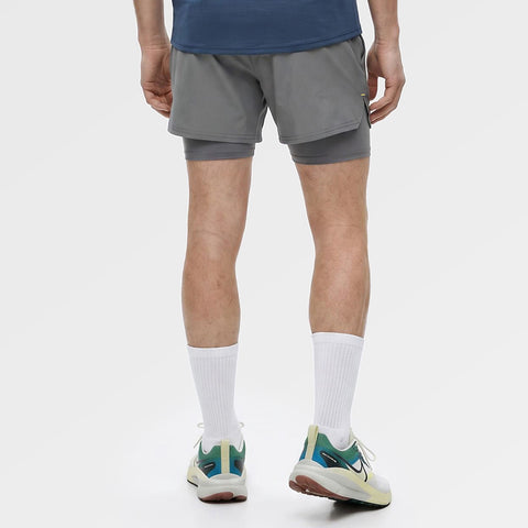 Mens Skua 5 Inch Core 2-In-1 Running Shorts (Sedona Sage) ✦AI