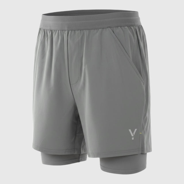 Mens Skua 5 Inch Core 2-In-1 Running Shorts (Sedona Sage) #contain ✦AI