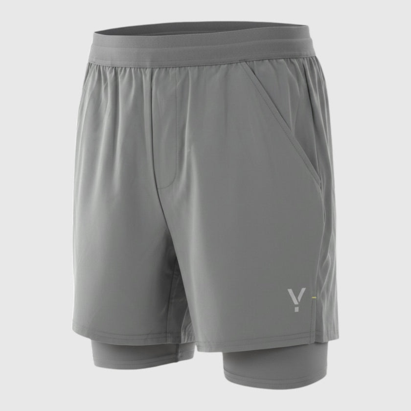 Mens Skua 5 Inch Core 2-In-1 Running Shorts (Sedona Sage) #contain ✦AI