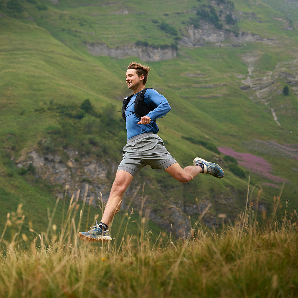 Mens Skua 5 Inch Core 2-In-1 Running Shorts (Sedona Sage)