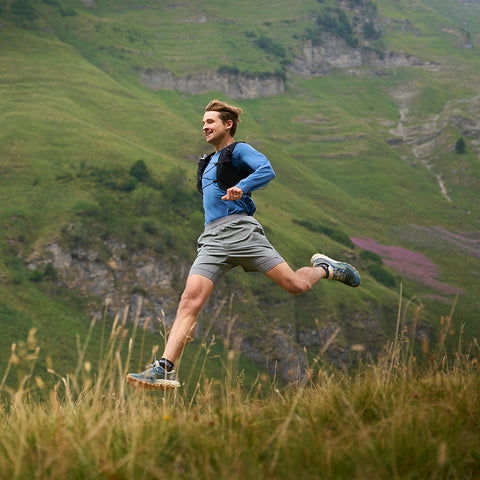 Mens Skua 5 Inch Core 2-In-1 Running Shorts (Sedona Sage)