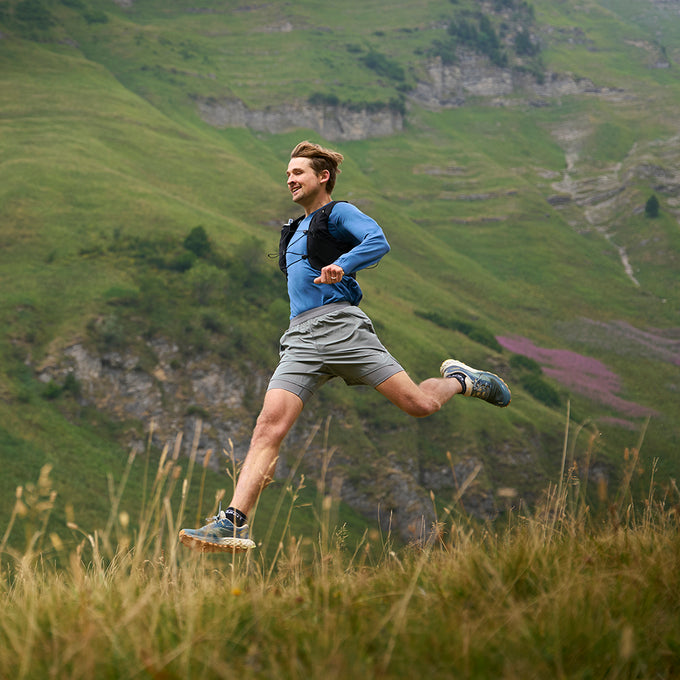 Mens Skua 5 Inch Core 2-In-1 Running Shorts (Sedona Sage)