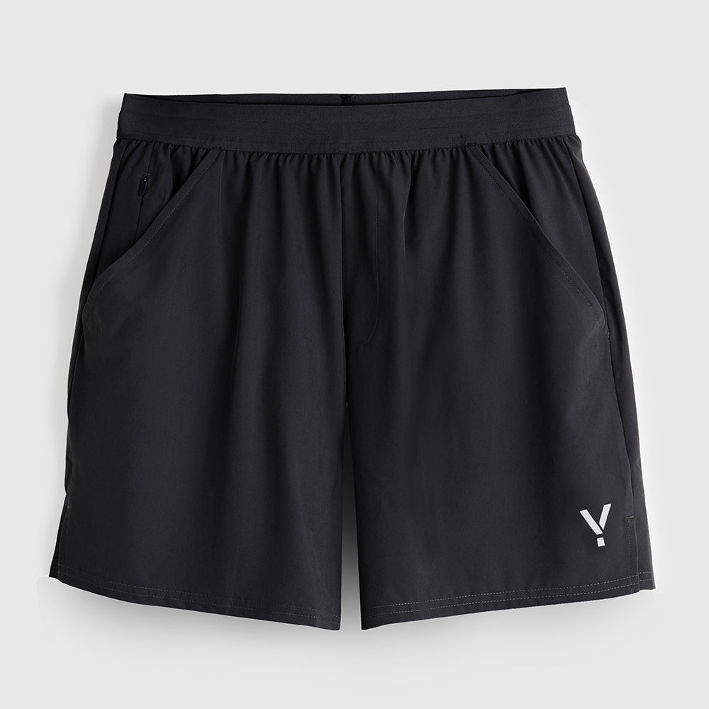 Mens Skua 5 Inch Core Running Shorts (Black) #contain