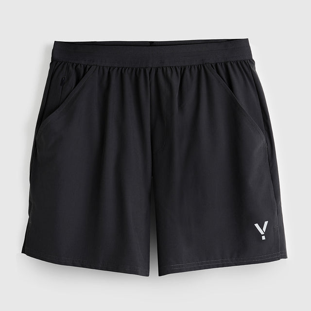 Mens Skua 5 Inch Core Running Shorts (Black) #contain
