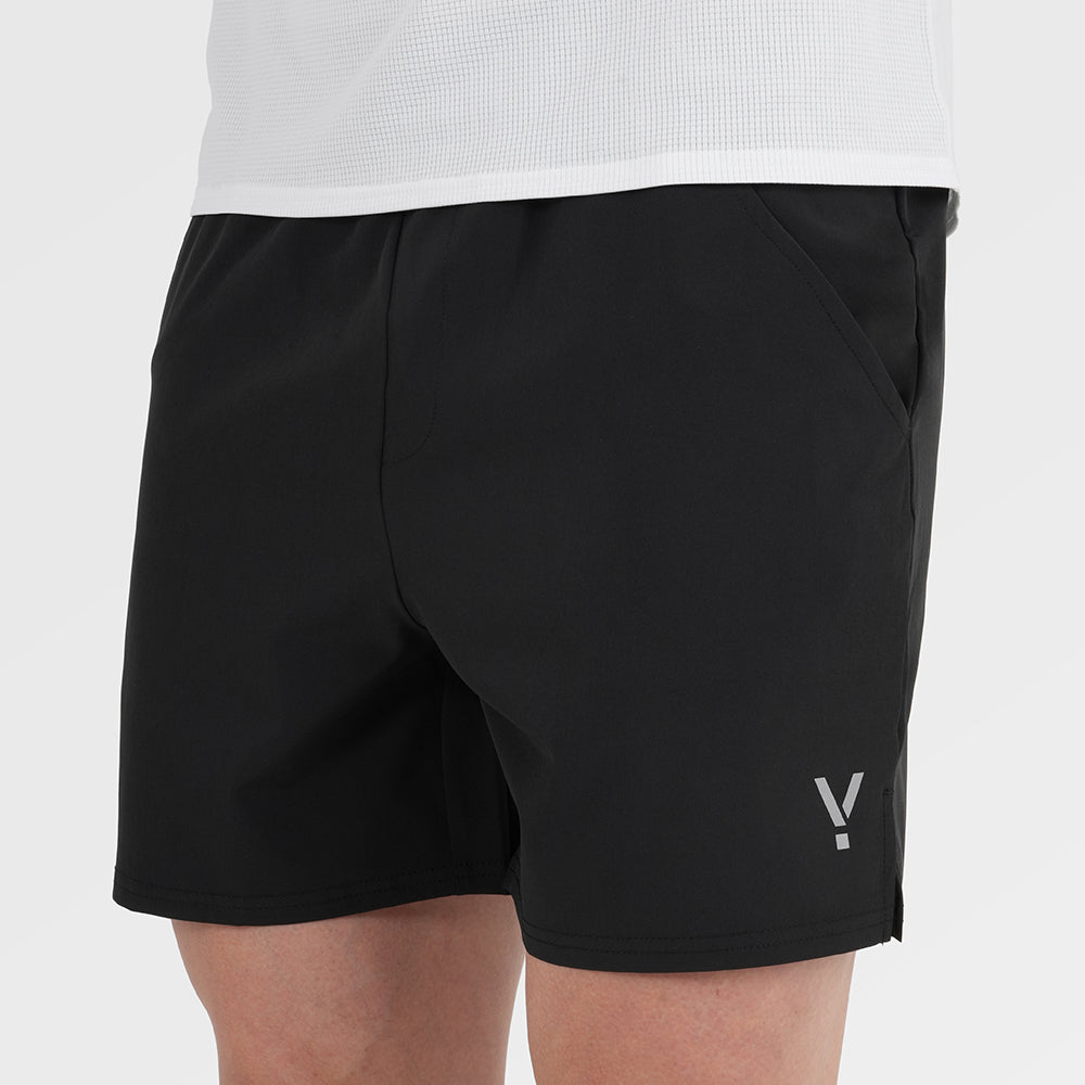 Mens Skua 5 Inch Core Running Shorts (Black)