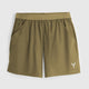 Mens Skua 5 Inch Core Running Shorts (Khaki) #contain