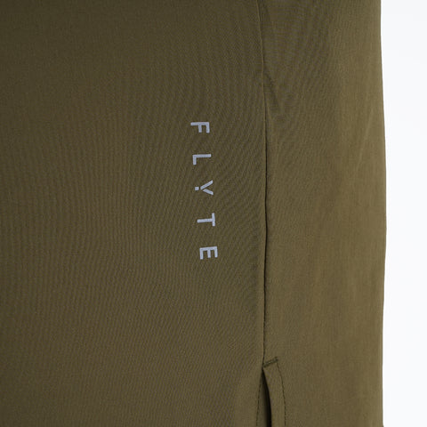 Mens Skua 5 Inch Core Running Shorts (Khaki)