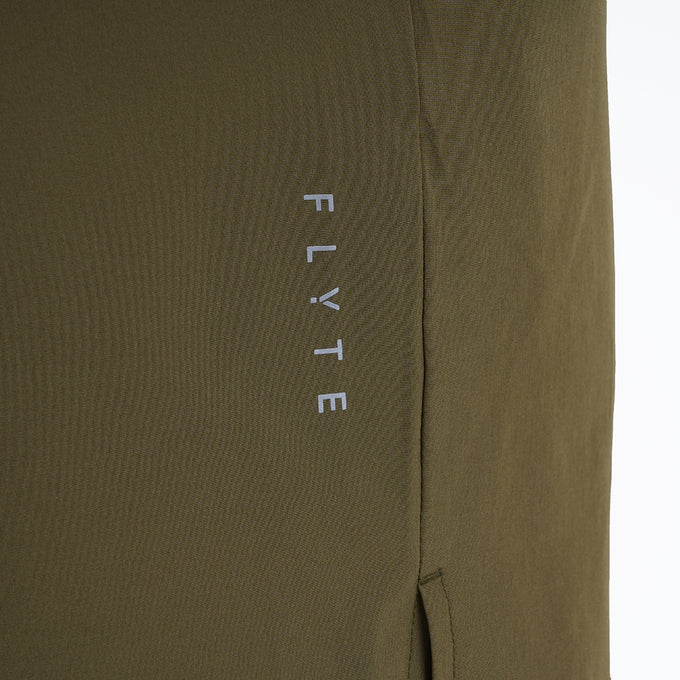 Mens Skua 5 Inch Core Running Shorts (Khaki)