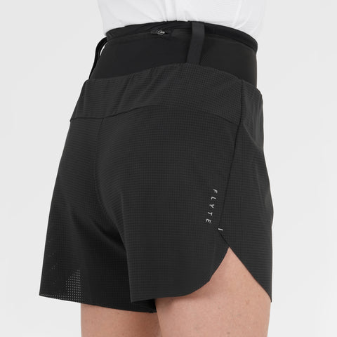 Womens Capella 5 Inch Lightweight Trail Shorts (Black)