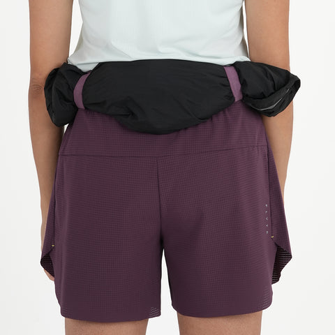 Womens Capella 5 Inch Lightweight Trail Shorts (Blackberry Wine)