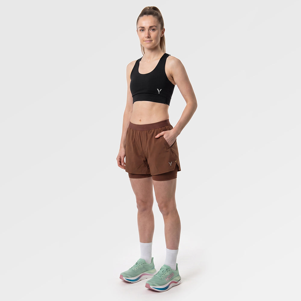 Womens Cybele Running Bralette (Black) ✦AI