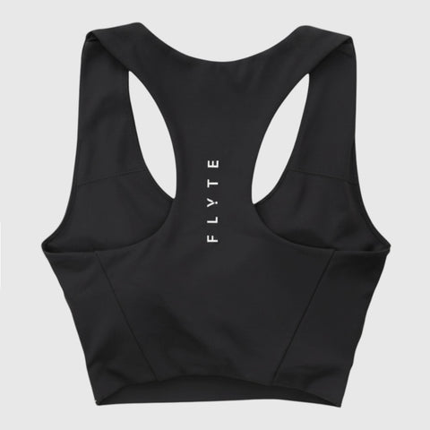 Womens Cybele Running Bralette (Black) #contain ✦AI