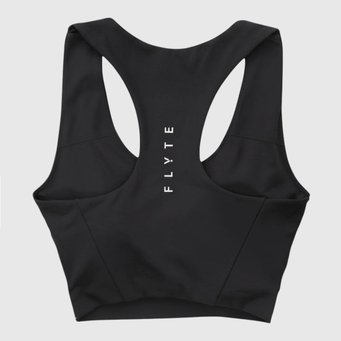 Womens Cybele Running Bralette (Black) #contain