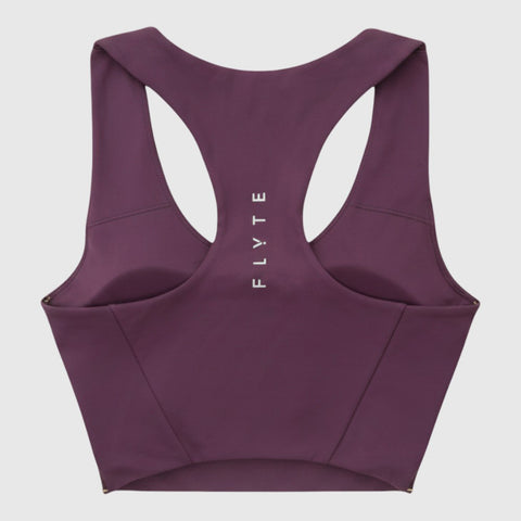 Womens Cybele Running Bralette (Blackberry Wine) #contain ✦AI