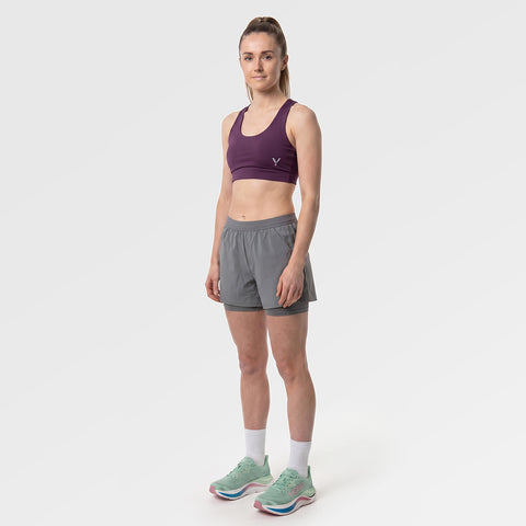 Womens Cybele Running Bralette (Blackberry Wine) ✦AI