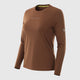 Womens Elpis Core Long Sleeve Running Tee (Emperador) #contain ✦AI