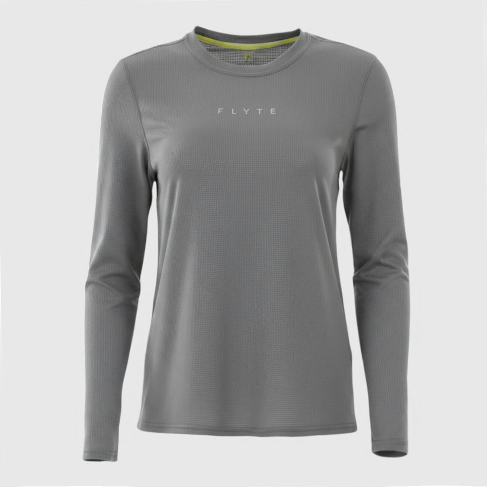 Womens Elpis Core Long Sleeve Running Tee (Sedona Sage) #contain ✦AI