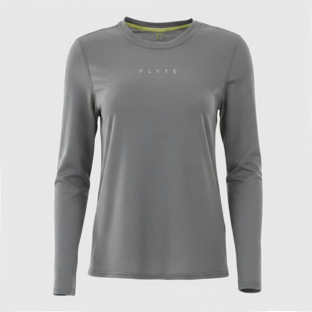 Womens Elpis Core Long Sleeve Running Tee (Sedona Sage) #contain ✦AI