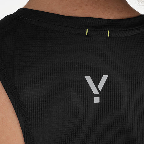 Womens Elpis Core Running Singlet (Black)