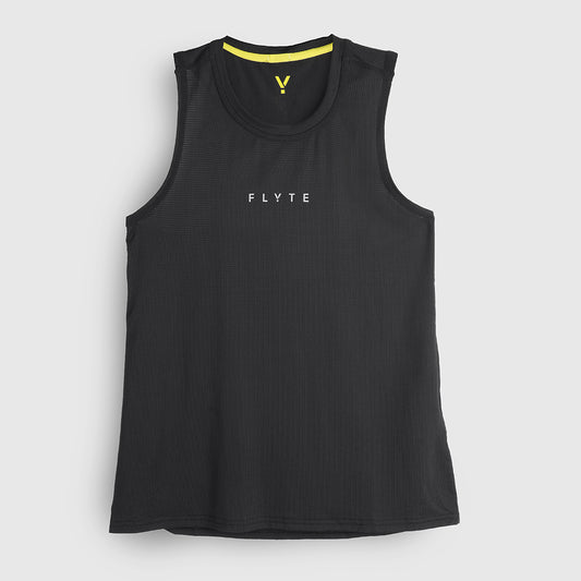 Womens Elpis Core Running Singlet (Black)