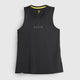 Womens Elpis Core Running Singlet (Black) #contain