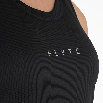 Womens Elpis Core Running Singlet (Black)