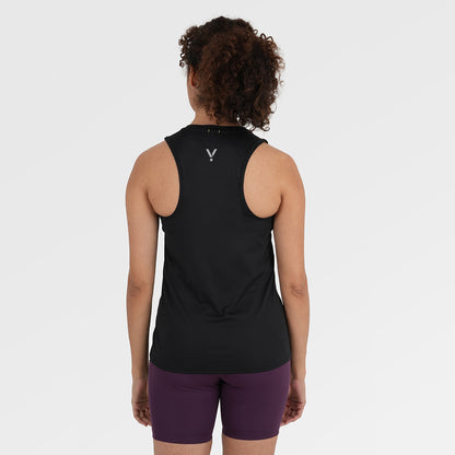 Womens Elpis Core Running Singlet (Black)
