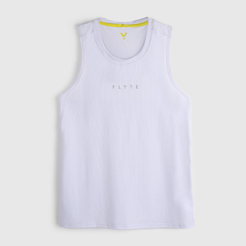 Womens Elpis Core Running Singlet (Lavender Blue) #contain