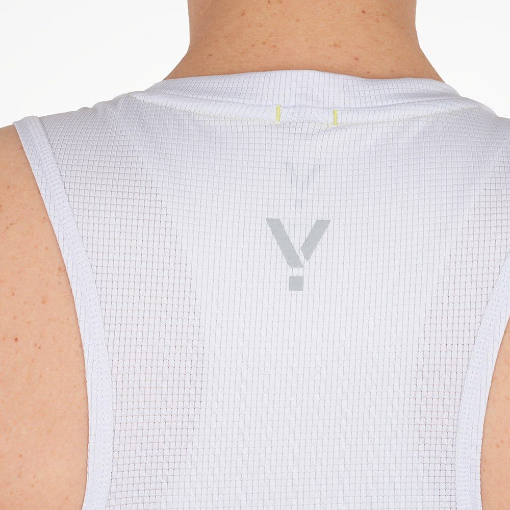 Womens Elpis Core Running Singlet (Lavender Blue)