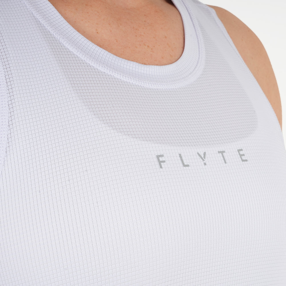 Womens Elpis Core Running Singlet (Lavender Blue)