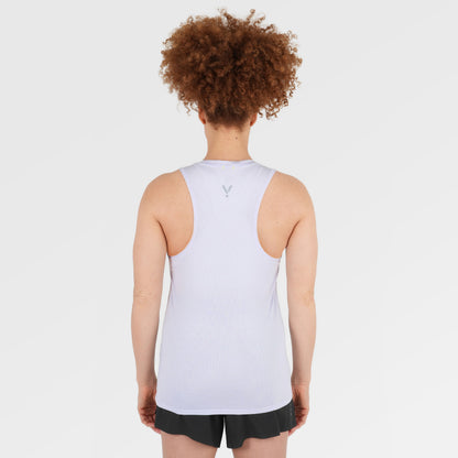Womens Elpis Core Running Singlet (Lavender Blue)