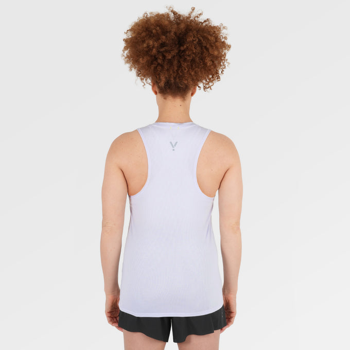 Womens Elpis Core Running Singlet (Lavender Blue)