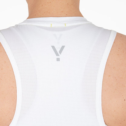 Womens Elpis Core Running Singlet (White)