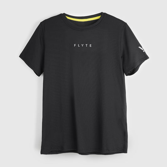 Womens Elpis Core Running Tee (Black)