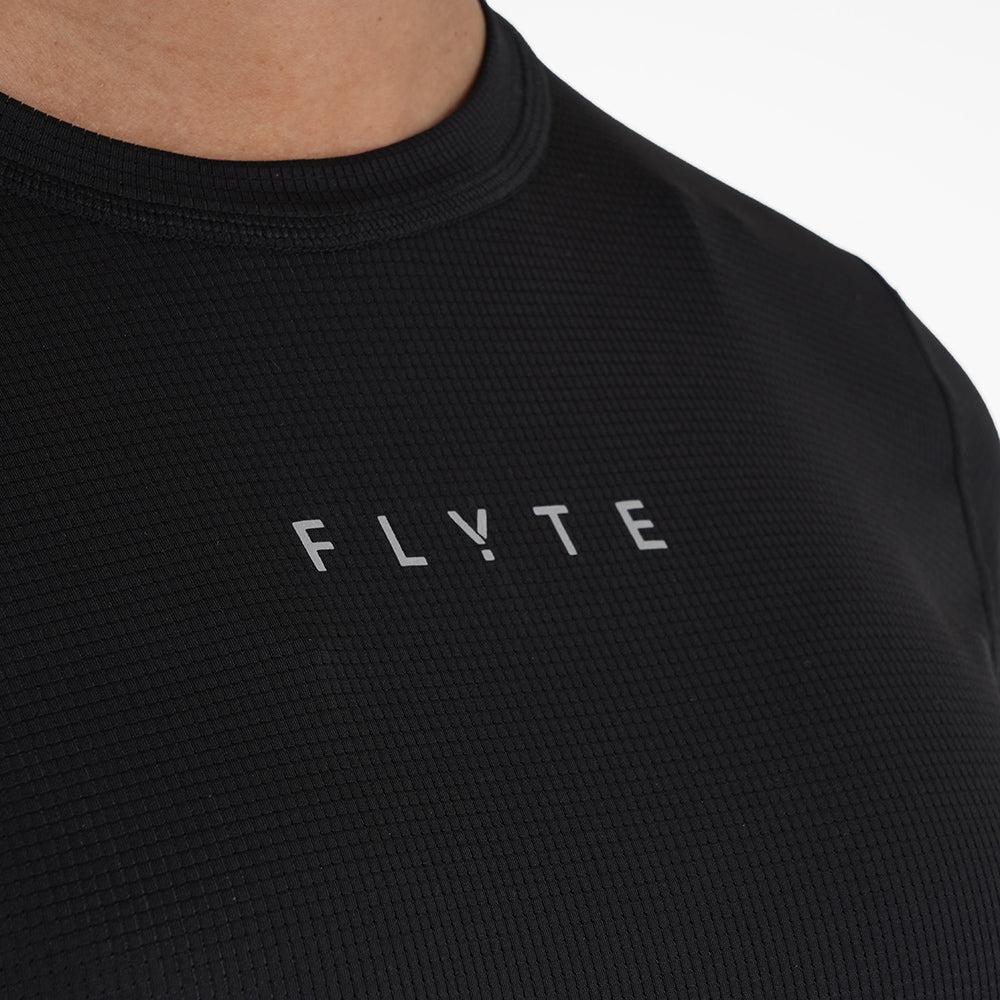 Womens Elpis Core Running Tee (Black)